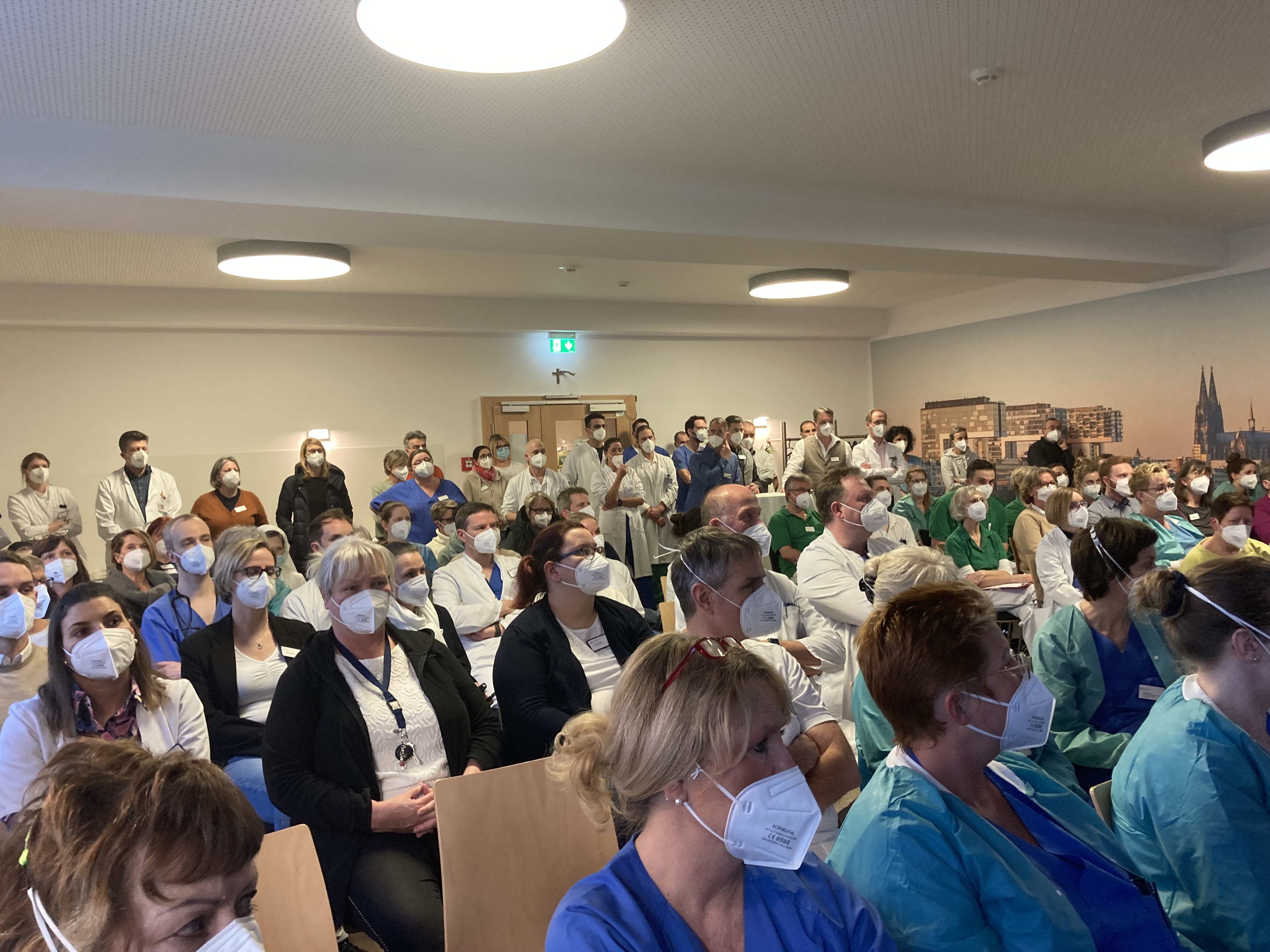 Volles Haus und großes Interesse im St. Hildegardis-Krankenhaus.