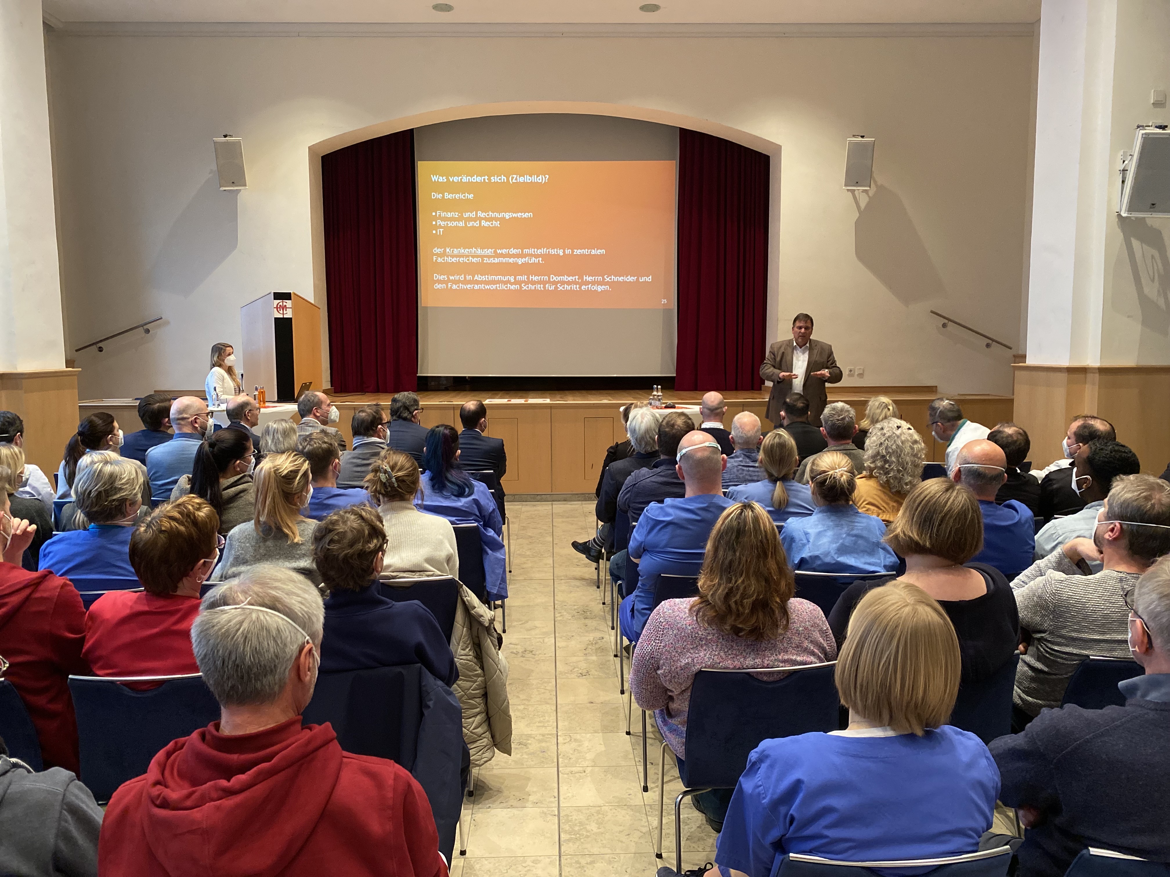 "Roadshow" im St. Vinzenz-Hospital in Köln-Nippes.